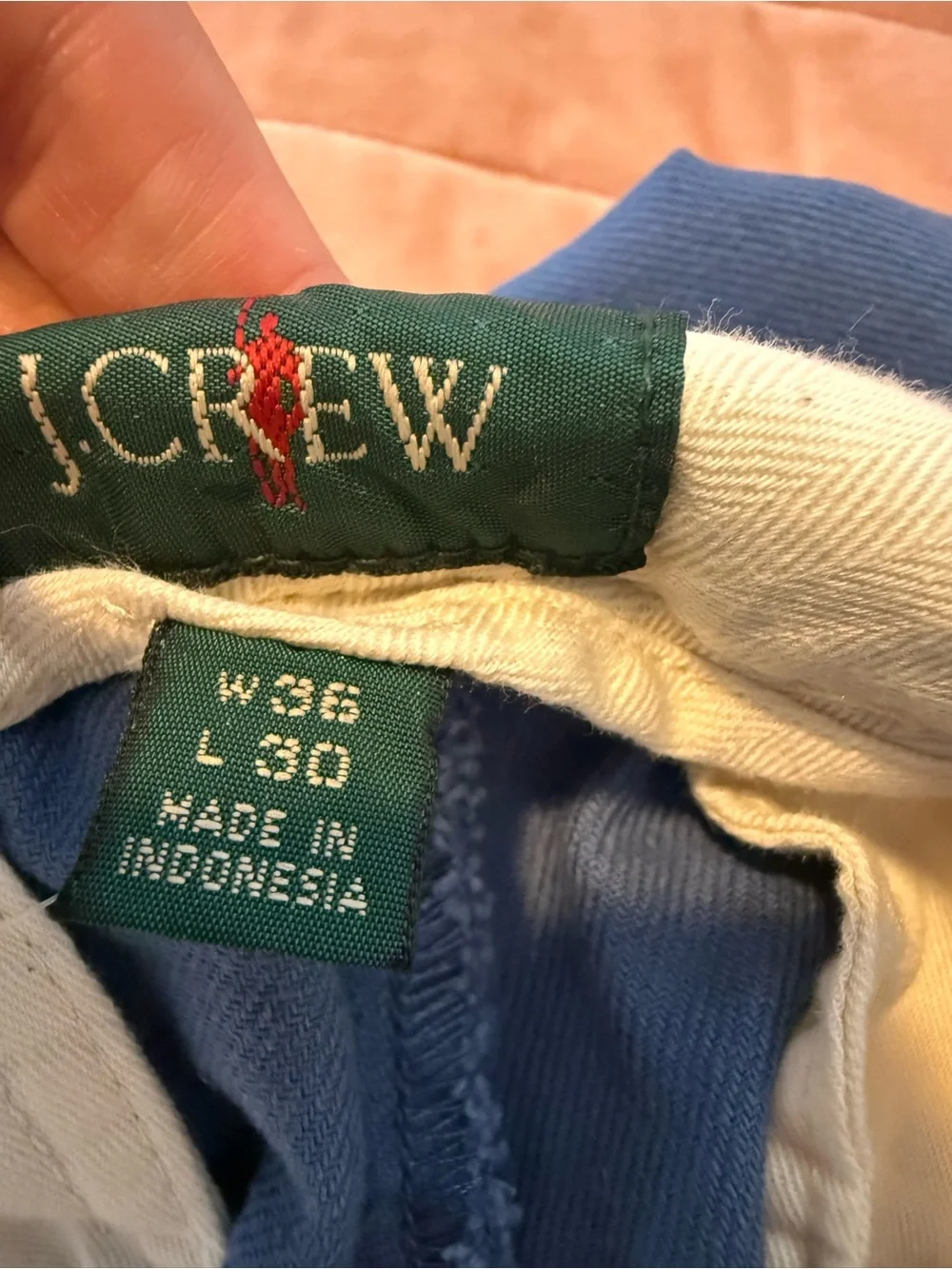 J.Crew NWT Straight-fit creased stretch cotton-blend twill trouser - 36x30